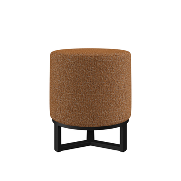 FLYNN - Round fabric pouf by DÔME DECO - view 2
